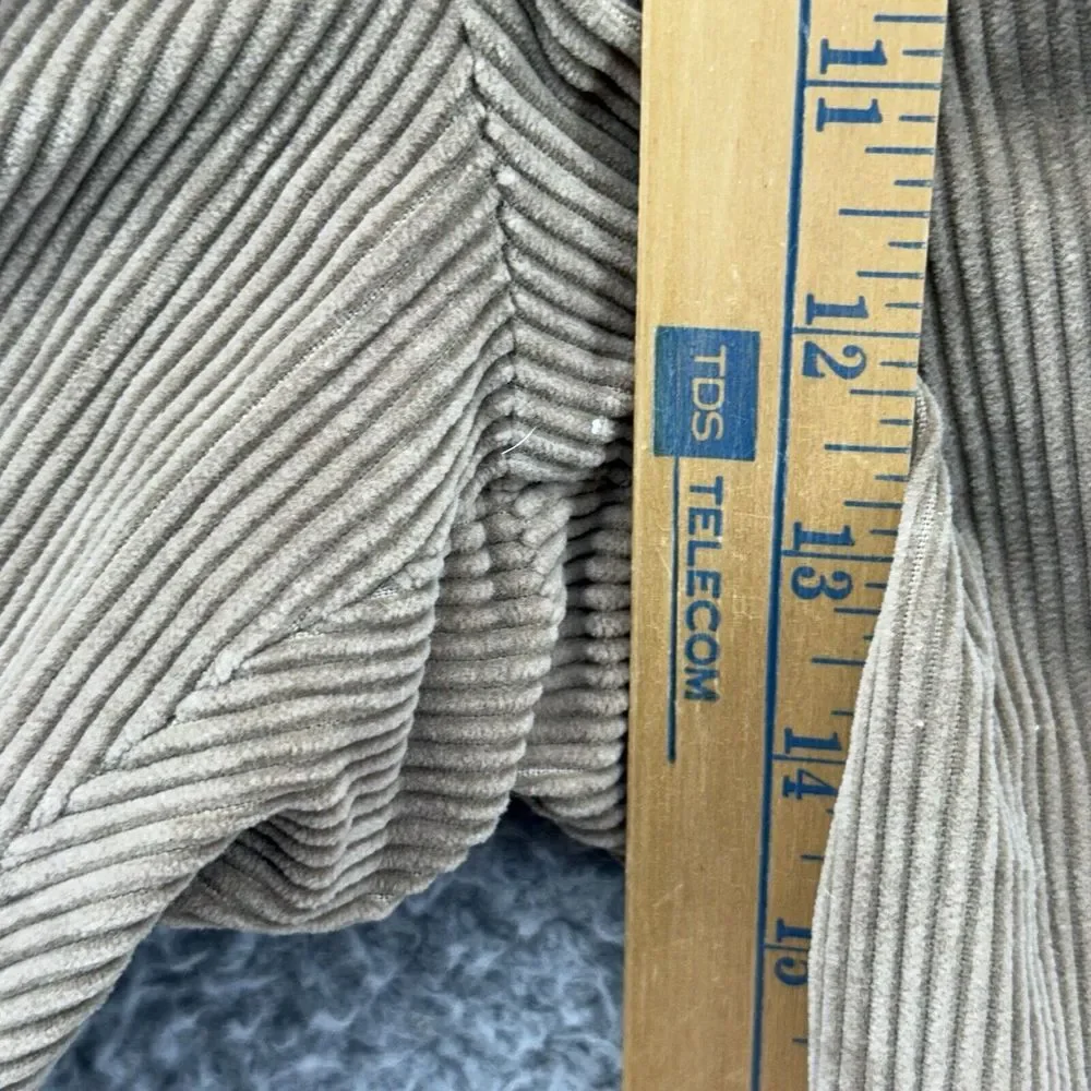 VTG WM F Farah Womens 18 36" Brown‎ Corduroy Chino Pants Straight Fit High Rise - Picture 5 of 8